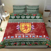 Scotland Christmas Bedding Set The Royal Arms of Scotland With Thistle - Wonder Print Shop