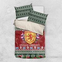 Scotland Christmas Bedding Set The Royal Arms of Scotland With Thistle - Wonder Print Shop