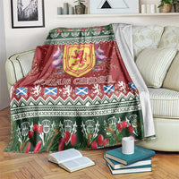 Scotland Christmas Blanket The Royal Arms of Scotland With Thistle