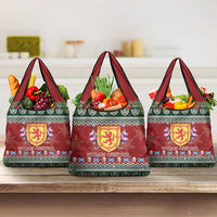 Scotland Christmas Grocery Bag The Royal Arms of Scotland With Thistle