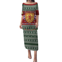 Scotland Christmas Puletasi The Royal Arms of Scotland With Thistle - Wonder Print Shop