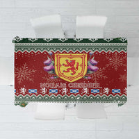 Scotland Christmas Tablecloth The Royal Arms of Scotland With Thistle - Wonder Print Shop