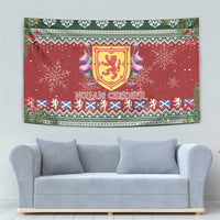 Scotland Christmas Tapestry The Royal Arms of Scotland With Thistle - Wonder Print Shop