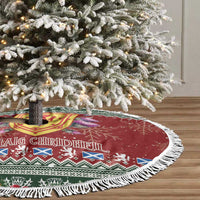 Scotland Christmas Tree Skirt The Royal Arms of Scotland With Thistle - Wonder Print Shop