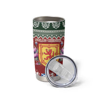 Scotland Christmas Tumbler Cup The Royal Arms of Scotland With Thistle - Wonder Print Shop