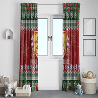 Scotland Christmas Window Curtain The Royal Arms of Scotland With Thistle - Wonder Print Shop