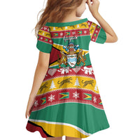 Guyana Christmas Family Matching Puletasi and Hawaiian Shirt Coat Of Arms with Flag Style - Wonder Print Shop