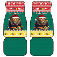 Cameroon Christmas Car Mats Lion Santa Joyeux Noel - Wonder Print Shop
