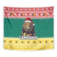 Cameroon Christmas Tapestry Lion Santa Joyeux Noel - Wonder Print Shop