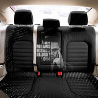 Malcolm X El-Hajj Malik El-Shabazz Back Car Seat Cover By Any Means Necessary - Wonder Print Shop