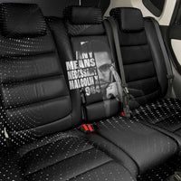 Malcolm X El-Hajj Malik El-Shabazz Back Car Seat Cover By Any Means Necessary - Wonder Print Shop