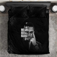 Malcolm X El-Hajj Malik El-Shabazz Bedding Set By Any Means Necessary - Wonder Print Shop