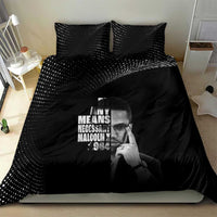 Malcolm X El-Hajj Malik El-Shabazz Bedding Set By Any Means Necessary - Wonder Print Shop