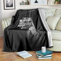 Malcolm X El-Hajj Malik El-Shabazz Blanket By Any Means Necessary - Wonder Print Shop