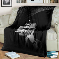 Malcolm X El-Hajj Malik El-Shabazz Blanket By Any Means Necessary - Wonder Print Shop