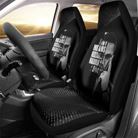Malcolm X El-Hajj Malik El-Shabazz Car Seat Cover By Any Means Necessary - Wonder Print Shop