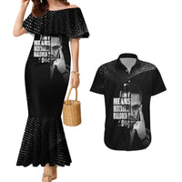 Malcolm X El-Hajj Malik El-Shabazz Couples Matching Mermaid Dress and Hawaiian Shirt By Any Means Necessary - Wonder Print Shop