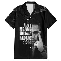 Malcolm X El-Hajj Malik El-Shabazz Family Matching Off The Shoulder Long Sleeve Dress and Hawaiian Shirt By Any Means Necessary - Wonder Print Shop