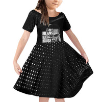 Malcolm X El-Hajj Malik El-Shabazz Family Matching Off Shoulder Short Dress and Hawaiian Shirt By Any Means Necessary - Wonder Print Shop