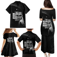 Malcolm X El-Hajj Malik El-Shabazz Family Matching Puletasi and Hawaiian Shirt By Any Means Necessary - Wonder Print Shop
