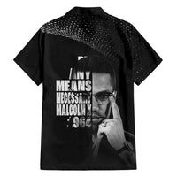 Malcolm X El-Hajj Malik El-Shabazz Family Matching Puletasi and Hawaiian Shirt By Any Means Necessary - Wonder Print Shop