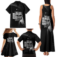 Malcolm X El-Hajj Malik El-Shabazz Family Matching Tank Maxi Dress and Hawaiian Shirt By Any Means Necessary - Wonder Print Shop