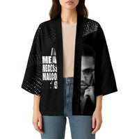 Malcolm X El-Hajj Malik El-Shabazz Kimono By Any Means Necessary - Wonder Print Shop