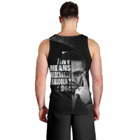 Malcolm X El-Hajj Malik El-Shabazz Men Tank Top By Any Means Necessary - Wonder Print Shop