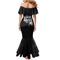 Malcolm X El-Hajj Malik El-Shabazz Mermaid Dress By Any Means Necessary - Wonder Print Shop