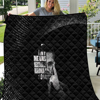 Malcolm X El-Hajj Malik El-Shabazz Quilt By Any Means Necessary - Wonder Print Shop