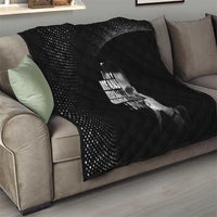 Malcolm X El-Hajj Malik El-Shabazz Quilt By Any Means Necessary - Wonder Print Shop