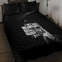 Malcolm X El-Hajj Malik El-Shabazz Quilt Bed Set By Any Means Necessary - Wonder Print Shop