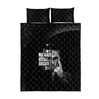 Malcolm X El-Hajj Malik El-Shabazz Quilt Bed Set By Any Means Necessary - Wonder Print Shop