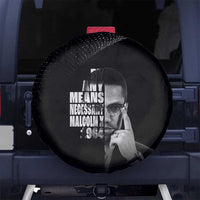 Malcolm X El-Hajj Malik El-Shabazz Spare Tire Cover By Any Means Necessary - Wonder Print Shop