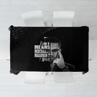 Malcolm X El-Hajj Malik El-Shabazz Tablecloth By Any Means Necessary - Wonder Print Shop