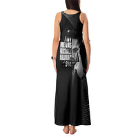 Malcolm X El-Hajj Malik El-Shabazz Tank Maxi Dress By Any Means Necessary - Wonder Print Shop