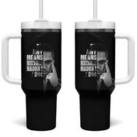 Malcolm X El-Hajj Malik El-Shabazz Tumbler With Handle By Any Means Necessary - undefined