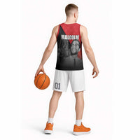 African America Heroes Basketball Jersey Malcolm X Speaks - Wonder Print Shop