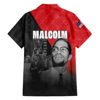 African America Heroes Hawaiian Shirt Malcolm X Speaks - Wonder Print Shop