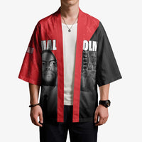 African America Heroes Kimono Malcolm X Speaks - Wonder Print Shop