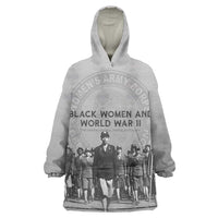 Black Women of World War II Kid Wearable Blanket Hoodie 6888th Central Postal Directory Battalion