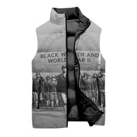 Black Women of World War II Sleeveless Puffer Jacket 6888th Central Postal Directory Battalion
