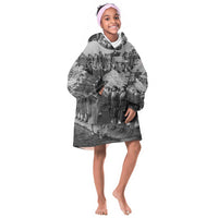 Six Triple Eight Kid Wearable Blanket Hoodie Women of the Womens Army Corps