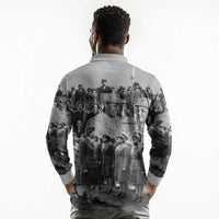 Six Triple Eight Long Sleeve Polo Shirt Women of the Womens Army Corps