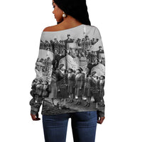 Six Triple Eight Off Shoulder Sweater Women of the Womens Army Corps