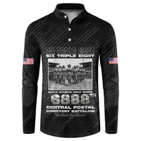 6888th Central Postal Directory Battalion Button Sweatshirt Six Triple Eight