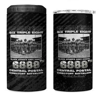 6888th Central Postal Directory Battalion 4 in 1 Can Cooler Tumbler Six Triple Eight