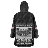 6888th Central Postal Directory Battalion Kid Wearable Blanket Hoodie Six Triple Eight