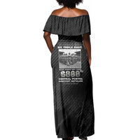 6888th Central Postal Directory Battalion Off Shoulder Maxi Dress Six Triple Eight