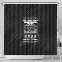 6888th Central Postal Directory Battalion Shower Curtain Six Triple Eight